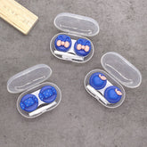 Lindo estuche para lentes de contacto de color fruta